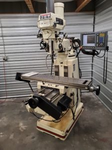 Acu-Rite MillPwr CNC Mill Jet Heavy Duty Box Ways 40 Taper Spindle Power Knee-image